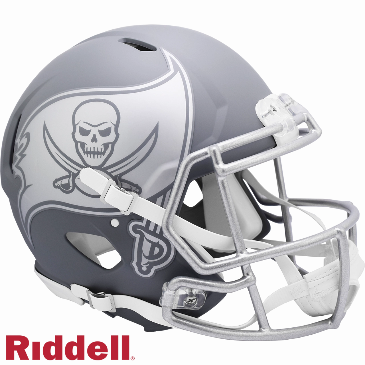 Tampa Bay Buccaneers Helmet Riddell Authentic Full Size Speed Style Slate Alternate - Riddell