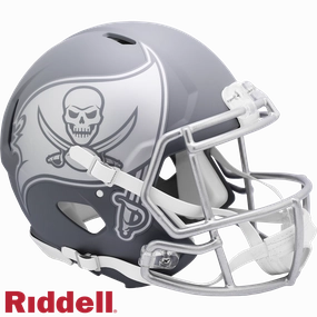 Tampa Bay Buccaneers Helmet Riddell Authentic Full Size Speed Style Slate Alternate - Riddell