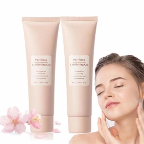 Tanrewsis Exfoliating Gel, Tanrewsis Purifying Enzymes Exfoliating Gel, Moisturizing And Rejuvenating, Face And Body Enzyme Scrub (2 pcs)