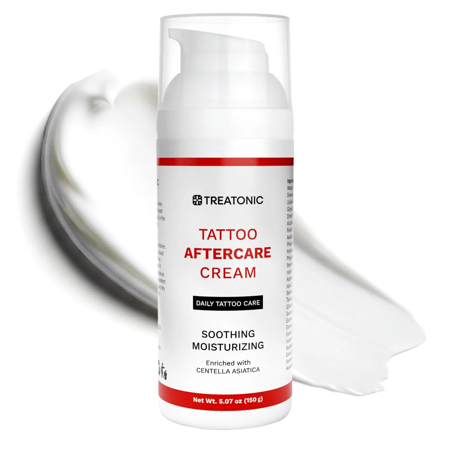 Tattoo Aftercare Cream for Soothing & Moisturizing: Healing & Soothing Aftercare Lotion for Tattoos - Moisturizing Tattoo Skin Care for New & Old Tattoos - 5 oz / 150ml