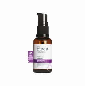 The Purest Solutions Vita-A Rejuvenating Retinol Serum (1% Retinol   Ceramide) - Promote Skin Hydration - Reduce Wrinkles, Fine Lines and Signs of Aging - Vegan | Cruelty Free (1 fl. oz)