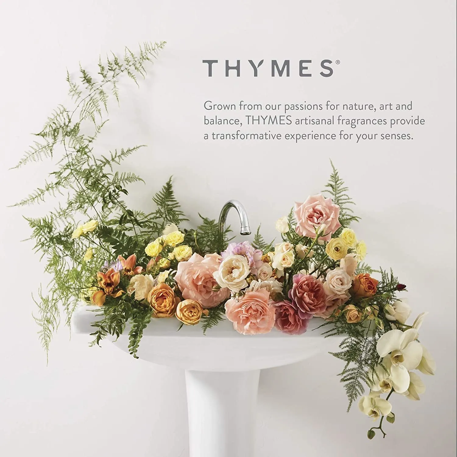 Thymes Moisturizing Hand Wash Soap with Pump - Luxury Hand Soap Gently Cleanses & Moisturizes - Skin Care with Glycerin & Jojoba - Energizing, Fresh Fragrance (Eucalyptus, 8.25 oz)