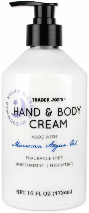 Trader Joe's Hand & Body Cream with Moroccan Argan Oil (1 Qty)