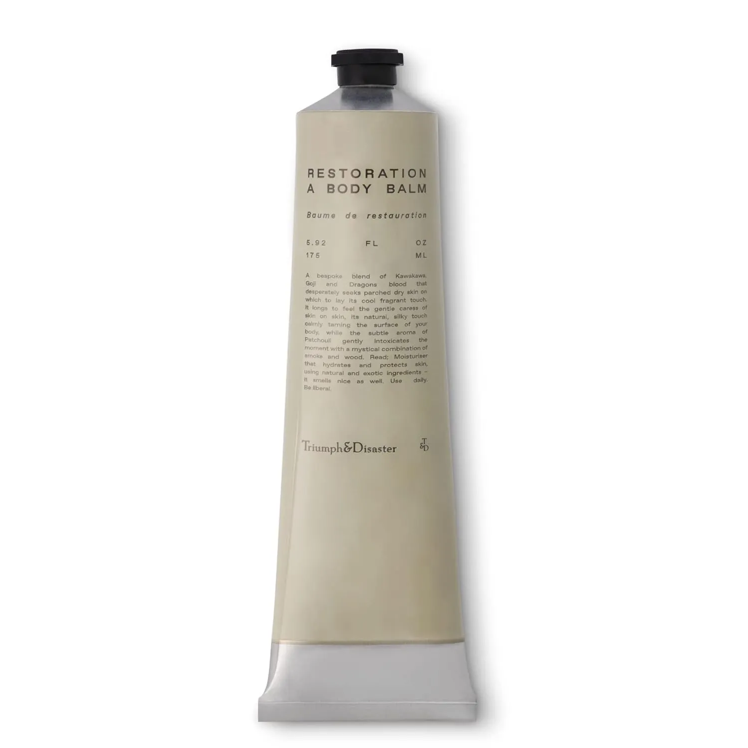 TRIUMPH & DISASTER | Restoration Balm | Natural Body Balm - Gentle, Hydrating, & Moisturizing Body Lotion for Men & Women, 5.92 Oz