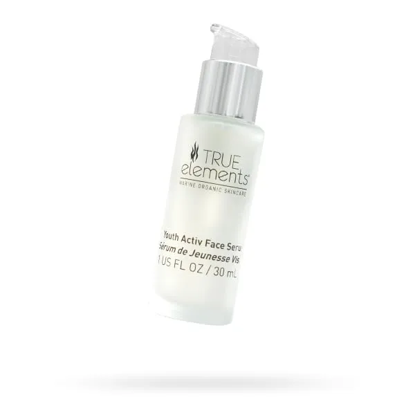 True Elements Youth Activ Face Serum - Hydrating Face Serum - Moisturizing Serum for Smoother Skin - Hydration Serum for Face - Hyaluronic Acid Serum for Hydration - Moisturizing Serum for Face (1 oz)