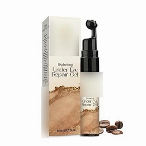 U.nder E.ye Crea.m for Dark Circles Removals, Puffiness & Fine Lines for Women & Men with 360° Massage Roller Enriched With Caffeine, Vitamin C & E, Green Tea, and Aloe vera - 15 ML