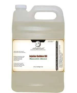 uh*Roh*Muh Jojoba Golden Carrier Oil, Israel - 32 fl oz (Net Weight: 0.8 kg / 1.75 lb)