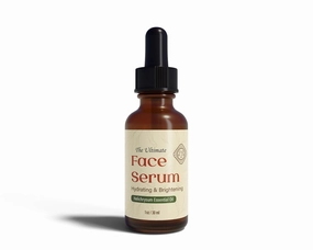 Ultimate Face Serum, Hydrating & Brightening, Tetrahexyldecyl Ascorbate, Helichrysum Essential Oil & Licorice Extract, 1 oz