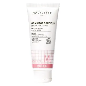 Velvety Scrub Hydro-Biotic - Creamy Texture - Gently Exfoliates Face And Lips - Hydrates And Soothes - Skin Feels Smooth - Hypoallergenic - Vegan - Combination, Normal And Dry Skin - 2 Oz