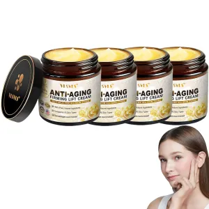 VLSVLS Anti-Aging Firming Lift Cream, Advanced Skin Firming Cream, VLSVLS Anti-Aging Cream, Restore Skin Elasticity for All Skin Types (4 Bottle)