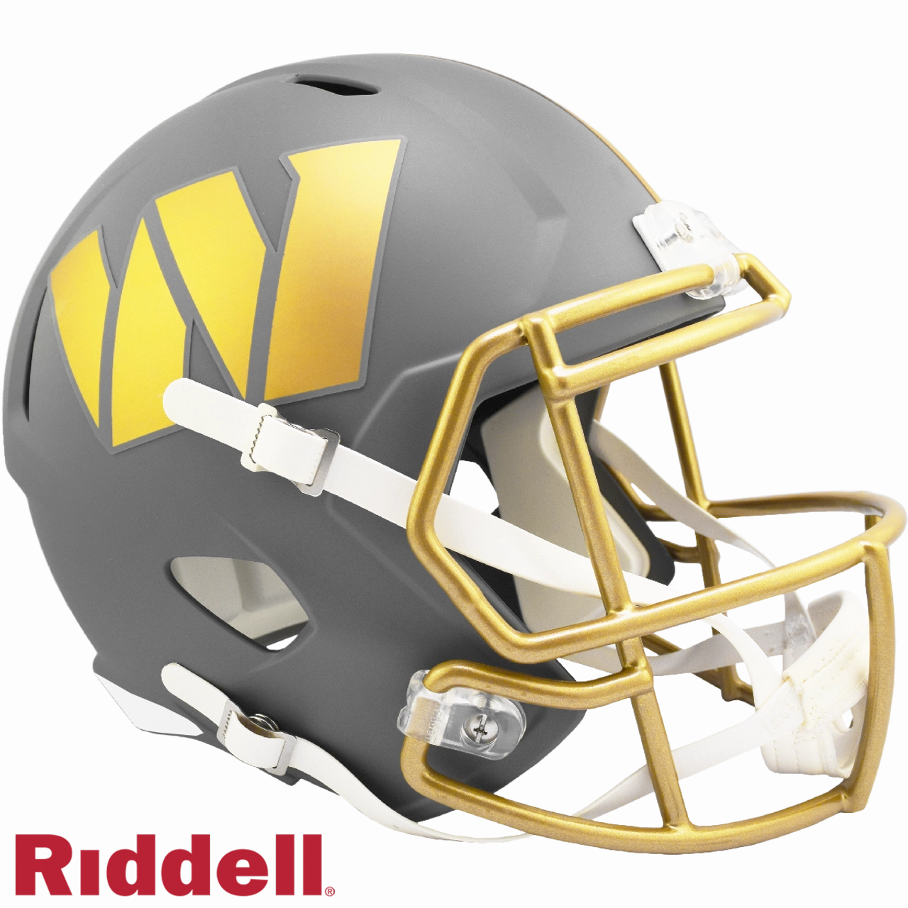 Washington Commanders Helmet Riddell Replica Full Size Speed Style Slate Alternate