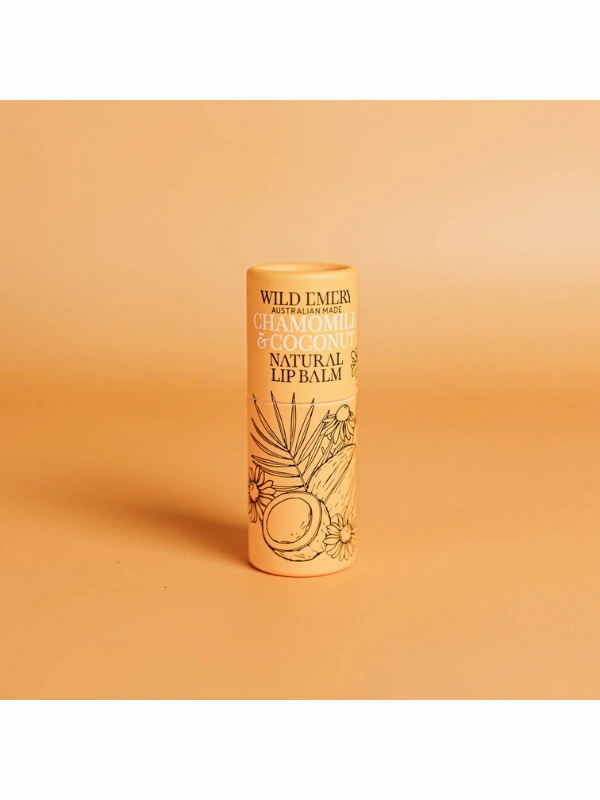 Wild Emery Chamomile & Coconut Natural Lip Balm 10g