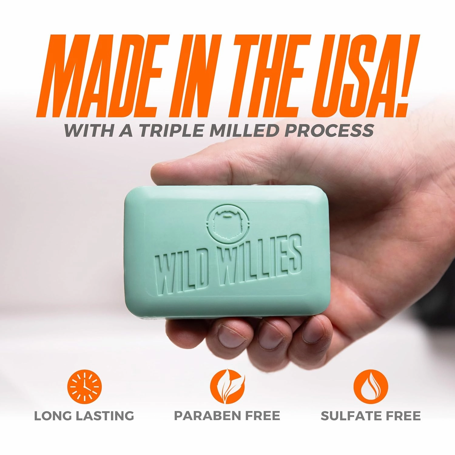 Wild Willies Moisturizing Mens Bar Soap - Bath Soaps with Shea Butter for Odor Protection - Natural Body Bar for Men - Variety Pack, 3 Pack