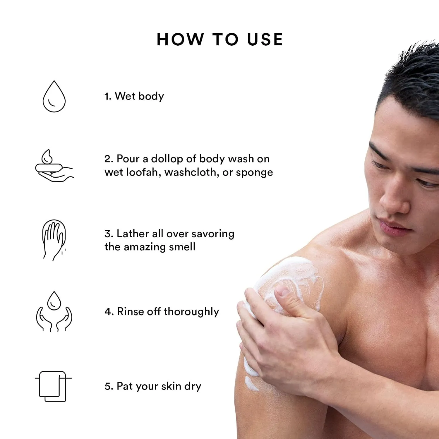 WOW Skin Science Apple Cider Vinegar Foaming Body Wash, Womens Body Wash, Mens Body Wash, Dry Skin Acne Body Wash Women Moisturizing, Shower Gel Body Wash For All Skin Types (250ml)