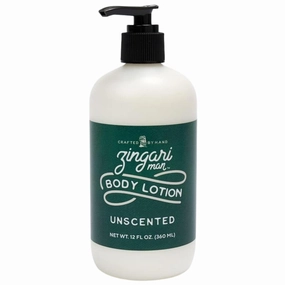 Zingari Man Body Lotion – Unscented Moisturizer for Dry Skin – Fast Absorbing Non-Greasy Scentless Formula – Hydrating Cream for Men – Suitable for Extra Sensitive Skin, 12 fl oz